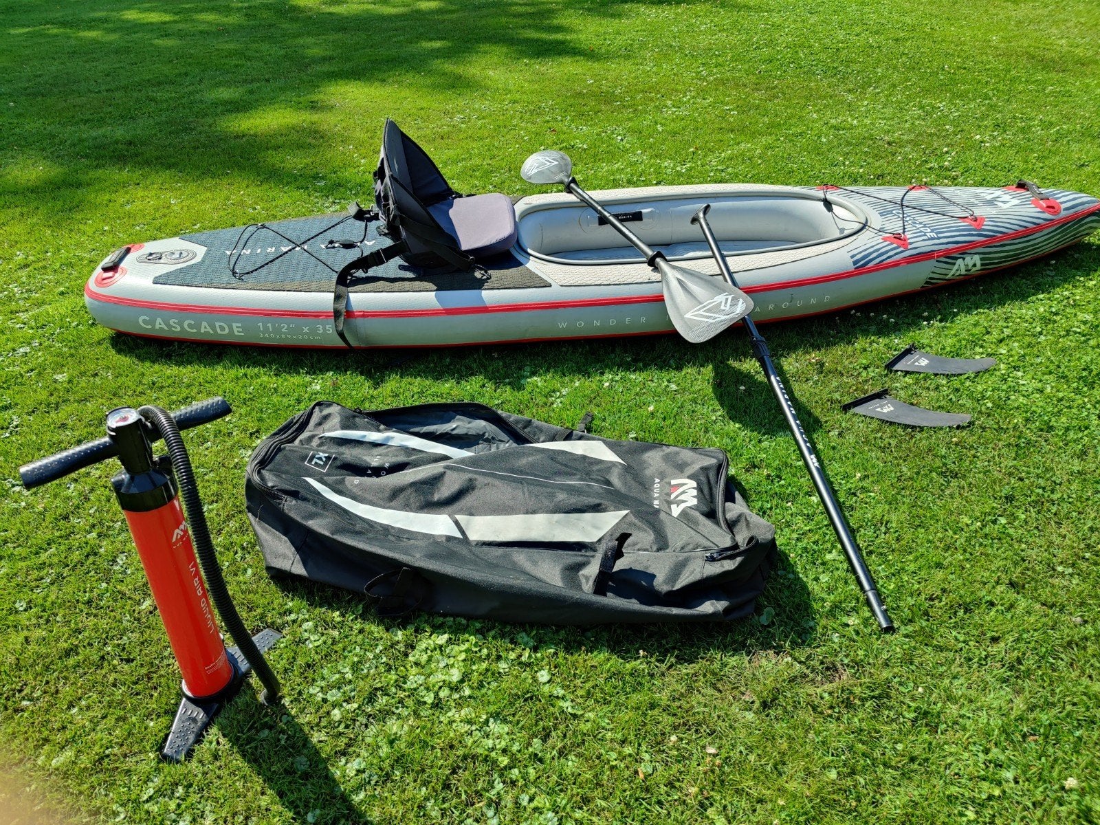 Aqua Marina Cascade SUP-board met kajakzitje en accessoires, Ophalen, Zo goed als nieuw, SUP-boards