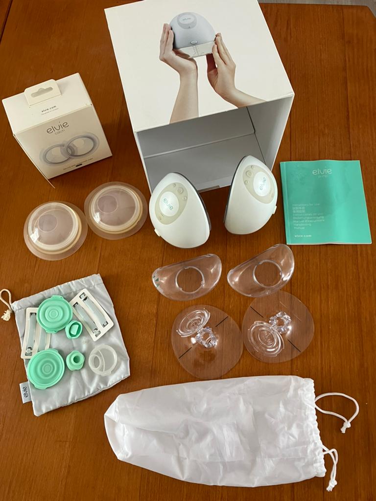 Elvie kolfapparaat dubbel met accessoires, Ophalen of Verzenden, Zo goed als nieuw