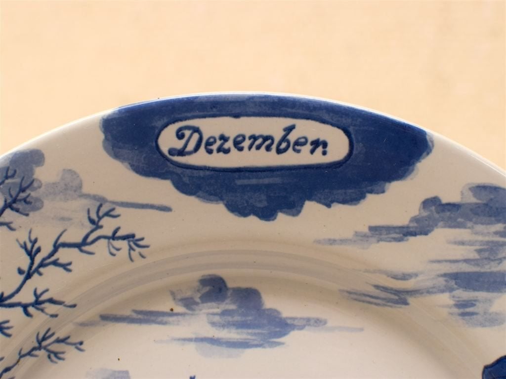 Delfts porseleinen wandbord 51953, Ophalen of Verzenden, Gebruikt