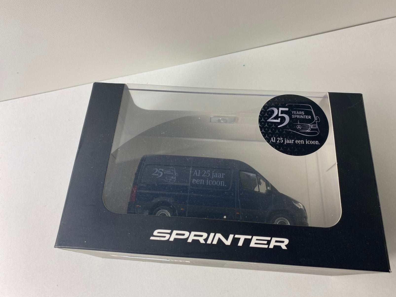 1:43 MERCEDES SPRINTER-25 jaar mercedes Sprinter-dealer item, Ophalen of Verzenden, Nieuw, Auto, Norev