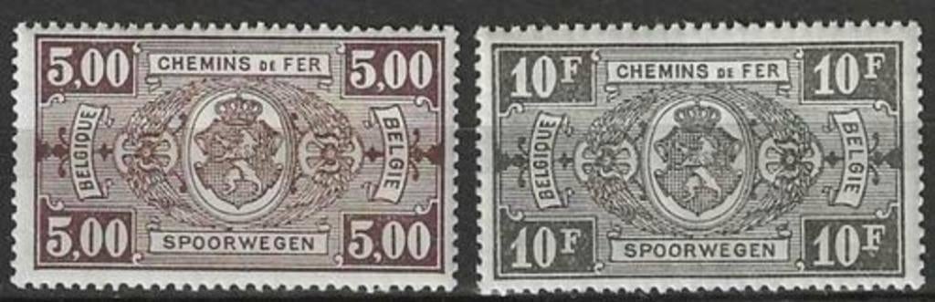 Belgie 1940 - Yvert/OBP 211-212TR - Type Rijkswapen (PF), Verzenden, Postfris, Sport
