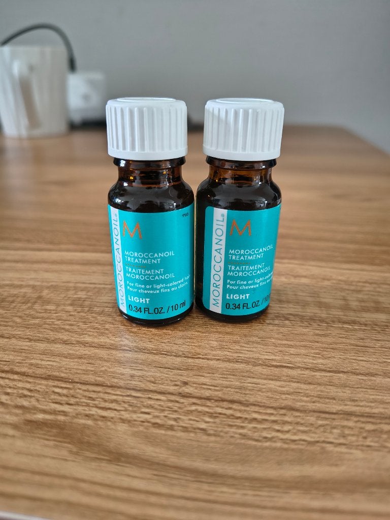 Moroccanoil Treatment Hair Oil x2 10ml, Ophalen of Verzenden, Nieuw, Haarverzorger of -hersteller