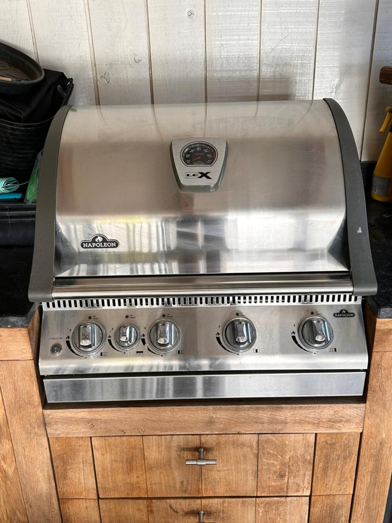 Napoleon Lex gas bbq - zeer goede staat, Tuin en Terras, Gasbarbecues, Ophalen, Zo goed als nieuw