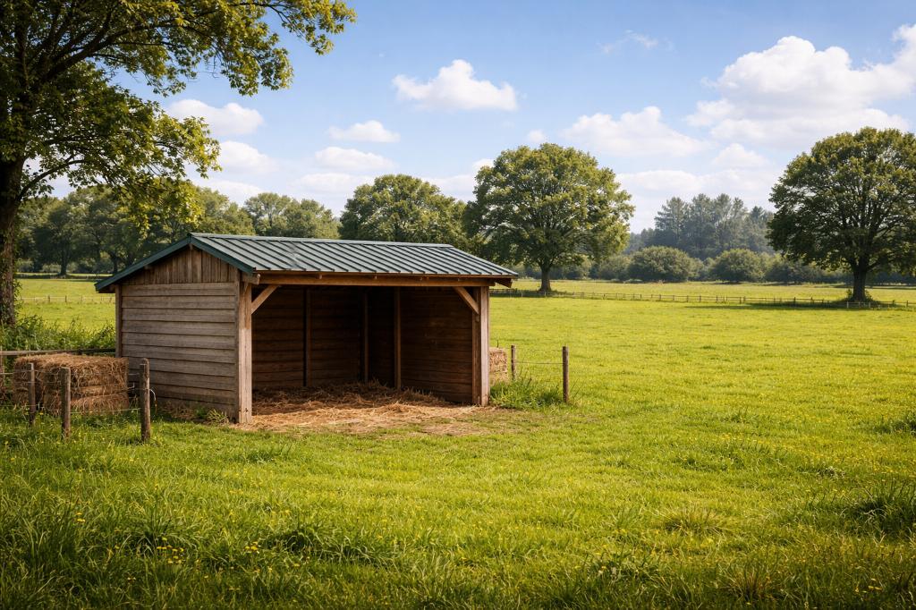 Gezocht weiland weidegang, Weidegang, 2 of 3 paarden of pony's