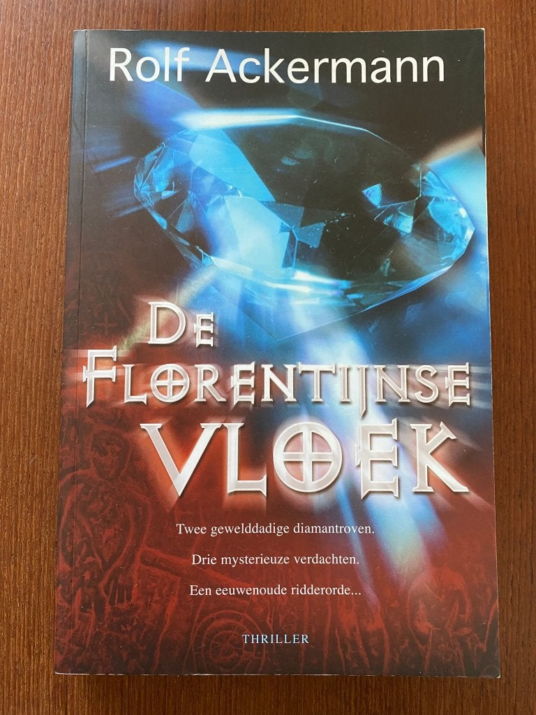 Rolf Ackermann - De Florentijnse vloek, Ophalen of Verzenden, Zo goed als nieuw, Rolf Ackermann