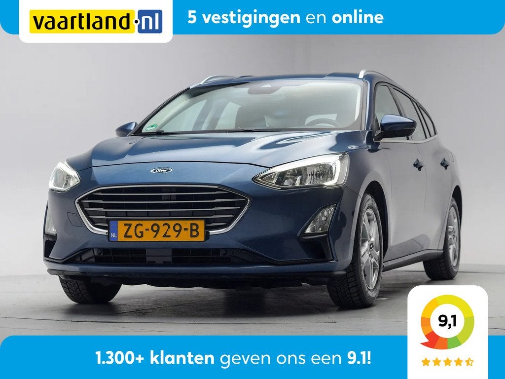 Ford Focus WAGON 1.0 EcoBoost Edition Business [ Navi Trekha, Auto's, 101 pk, Gebruikt, Origineel Nederlands, Handgeschakeld