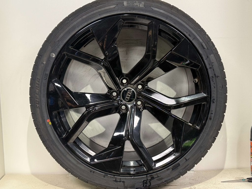 22" Audi fits Q7 285/35/22 Huismerk GEBRUIKT, Auto-onderdelen, Banden en Velgen, Handelsnaam fabrikant, 285 mm, Banden en Velgen