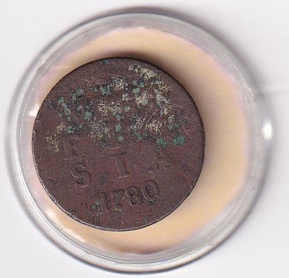 Duit West Friesland 1780 in minimale kwaliteit, Verzenden, Vóór koninkrijk, Overige waardes, Losse munt