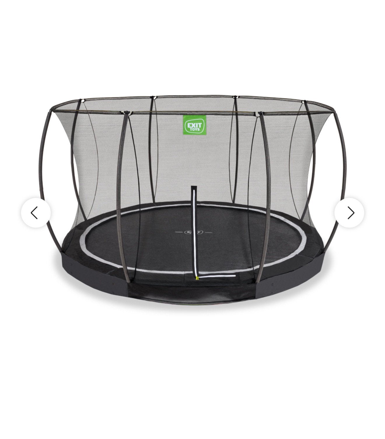 Nieuwe EXIT Black Edition inground trampoline  - zwart, Ophalen, Zo goed als nieuw