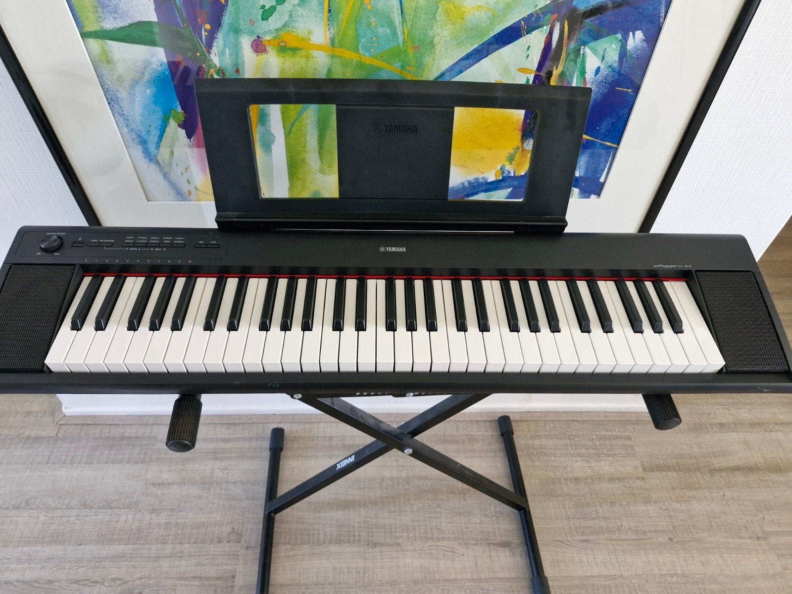 yamaha piaggero NP15 piano/keyboard, Muziek en Instrumenten, Keyboards, Yamaha, Ophalen of Verzenden, Met standaard, 61 toetsen