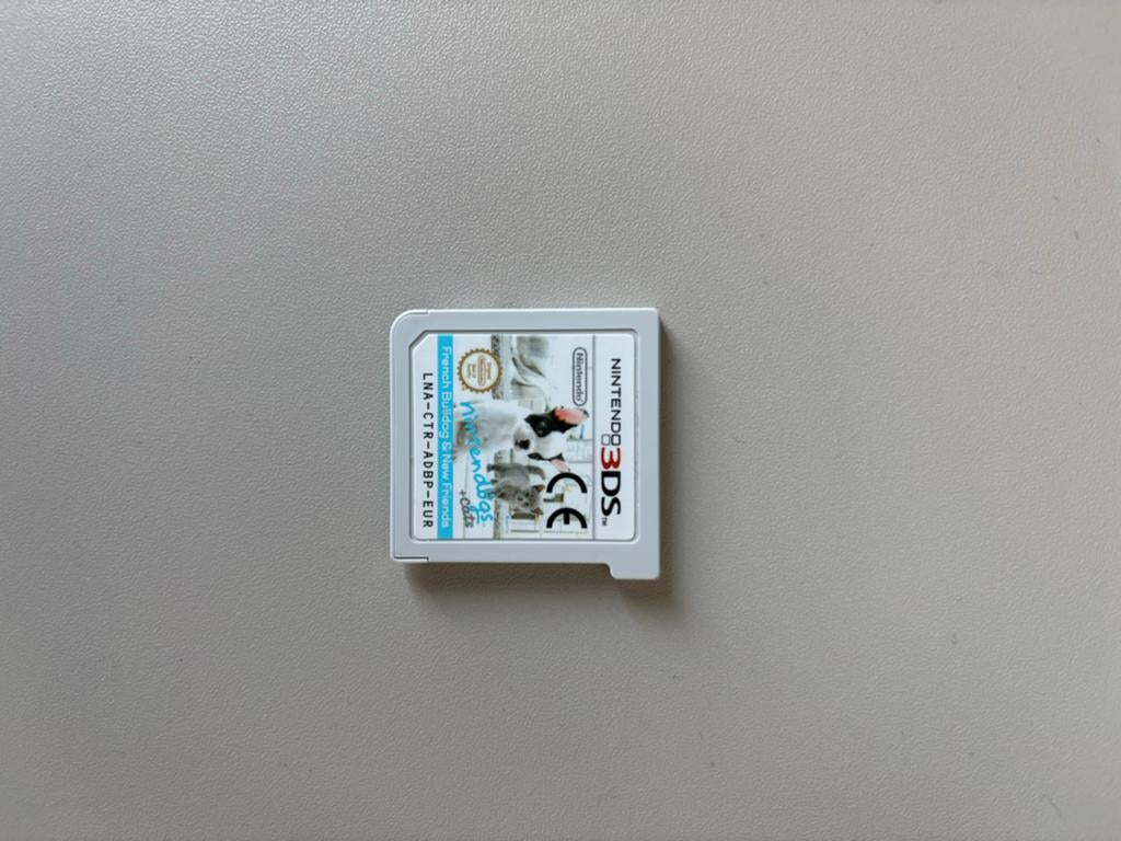 Nintendogs + cats 3DS - Franse Bulldog & Nieuwe Vrienden, Gebruikt, 1 speler, Ophalen of Verzenden, Vanaf 3 jaar