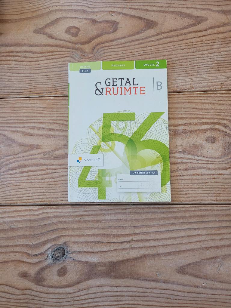 Getal en Ruimte | Wiskunde B | VWO Deel twee, Boeken, Schoolboeken, VWO, Verzenden, Zo goed als nieuw, Wiskunde B