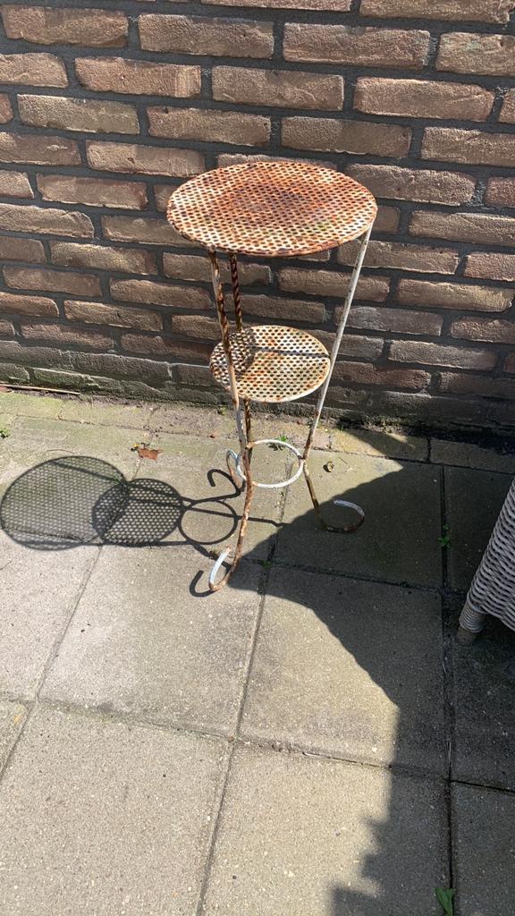 Gaaf brocante tafeltje, Ophalen of Verzenden, Zo goed als nieuw
