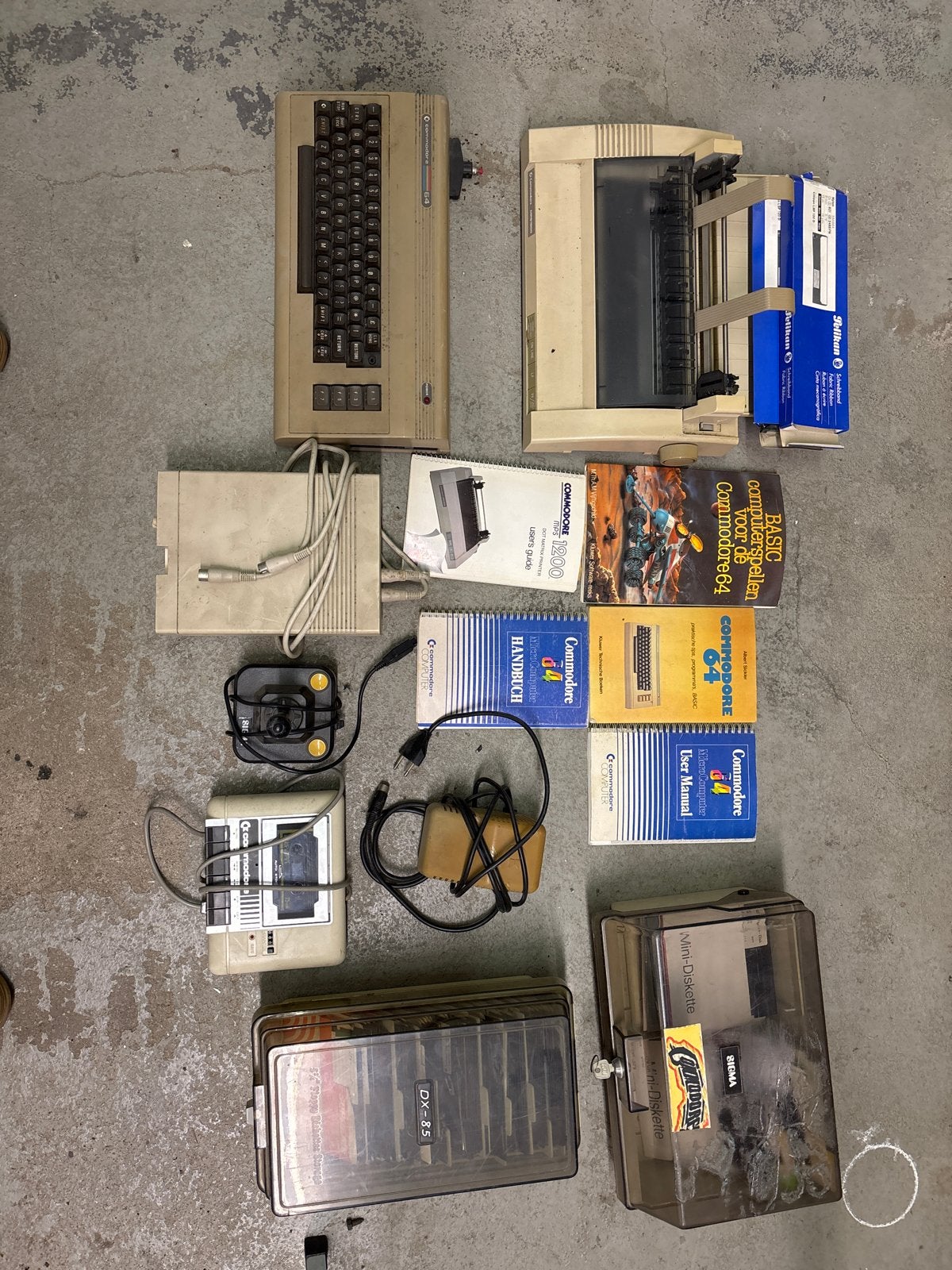 Complete Commodore 64 set met printer, joystick en meer!, Computers en Software, Vintage Computers, Ophalen