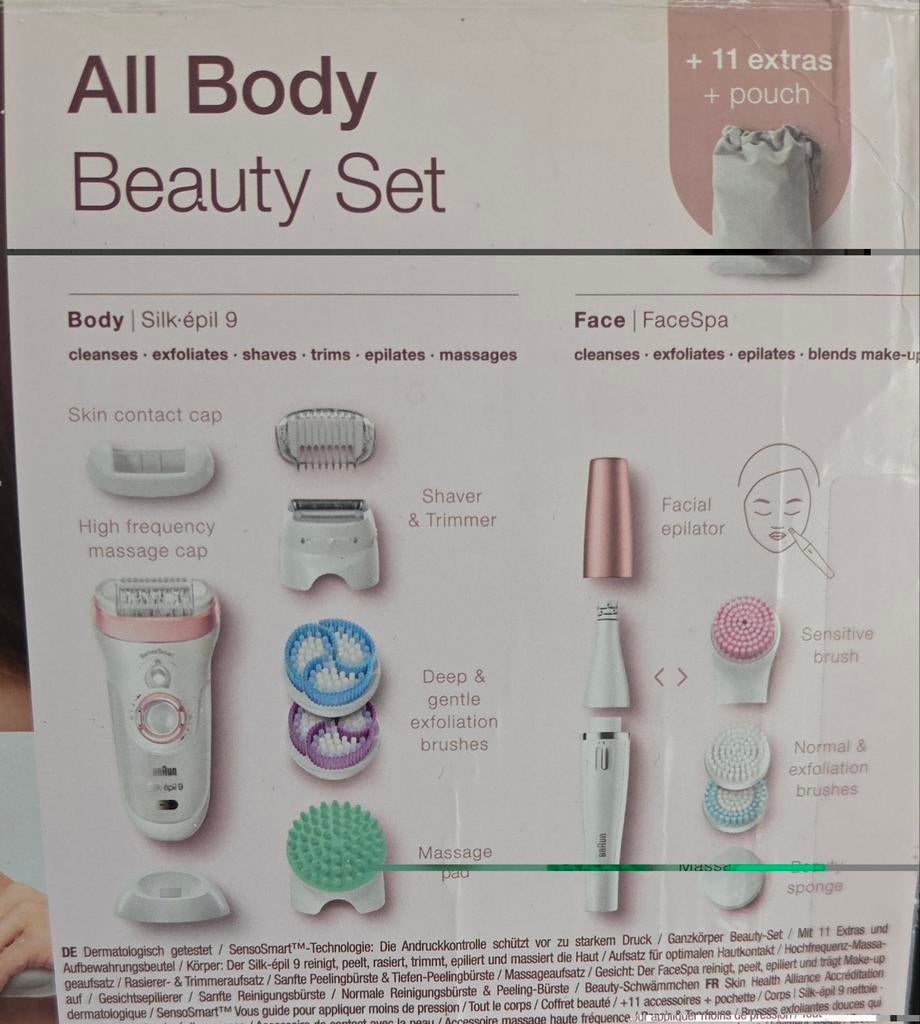 Braun Silk-épil 9 All Body Beauty Set, Ophalen of Verzenden, Nieuw, Overige typen