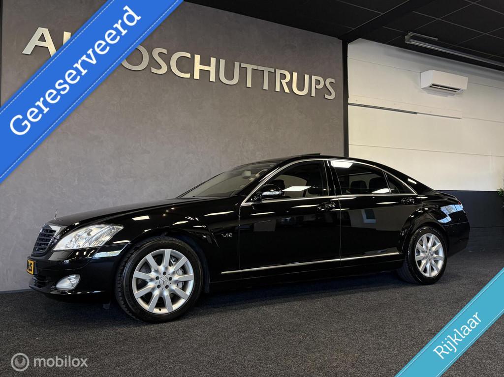 Mercedes S-klasse 600 Lang V12 * ZEER NETTE STAAT *, Auto's, Automaat, Achterwielaandrijving, Gebruikt, Zwart