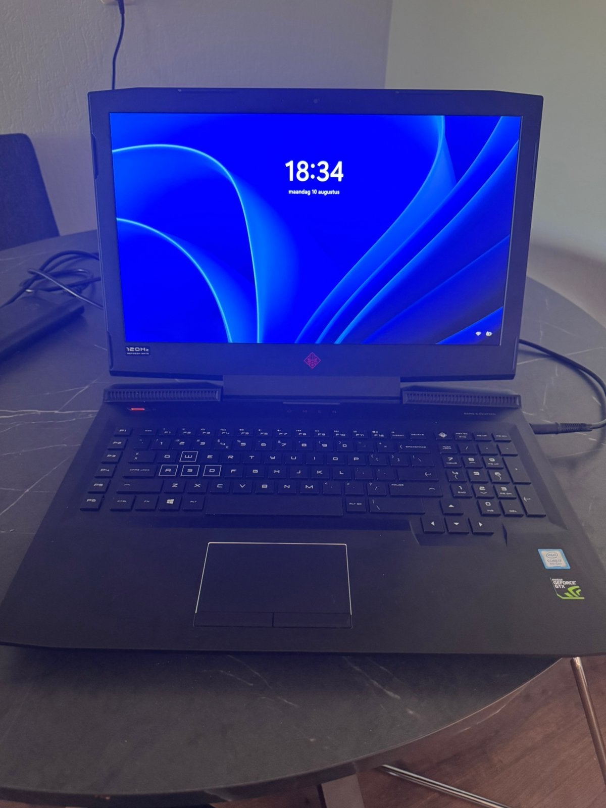 HP Omen 17, i7,1070, 32gb ram RGB, Ophalen, Zo goed als nieuw, 17 inch of meer, 2 tot 3 Ghz