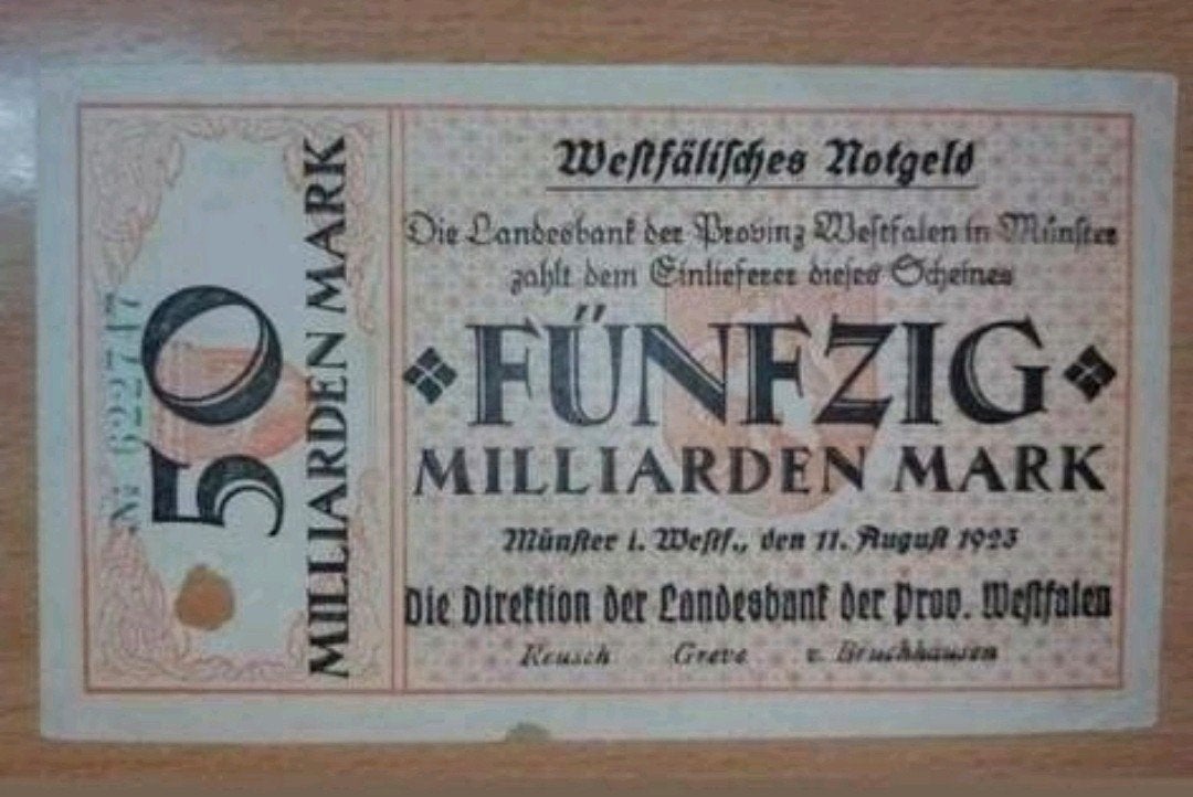 Duits Notgeld Münster Noodgeld, Postzegels en Munten, Bankbiljetten | Europa | Niet-Eurobiljetten, Ophalen of Verzenden