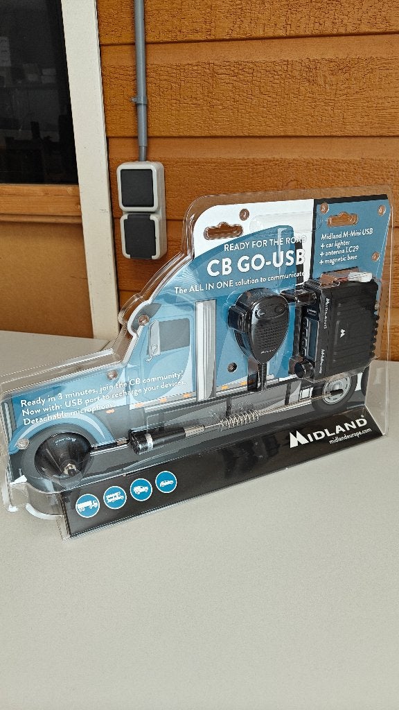 Midland CB-GO 27mc tranceiver FM/AM 4Watt in verpakking, Ophalen of Verzenden, Nieuw, Zender en Ontvanger