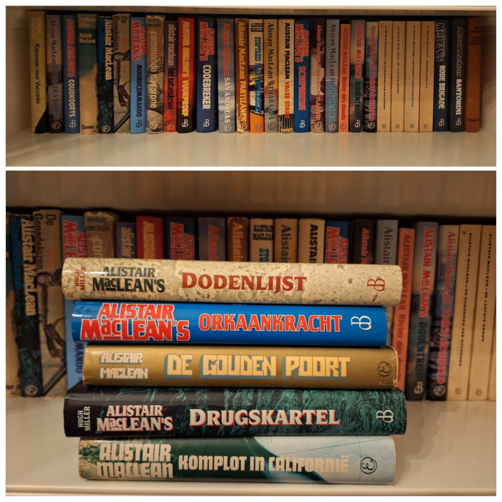 Alistair MacLean 34 boeken thrillers, Ophalen of Verzenden