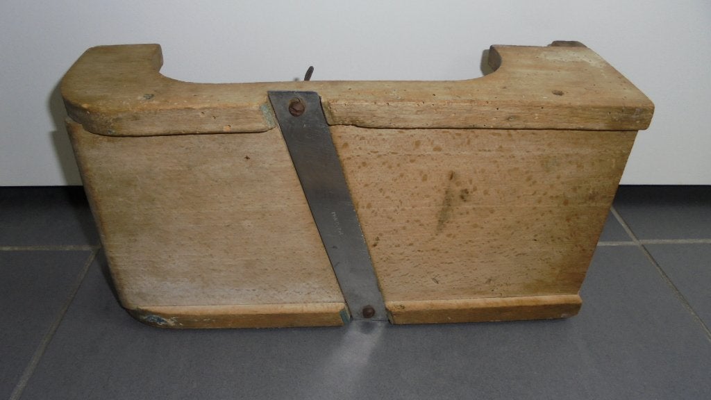oude houten kolenschaaf 32x16x10cm, Ophalen of Verzenden