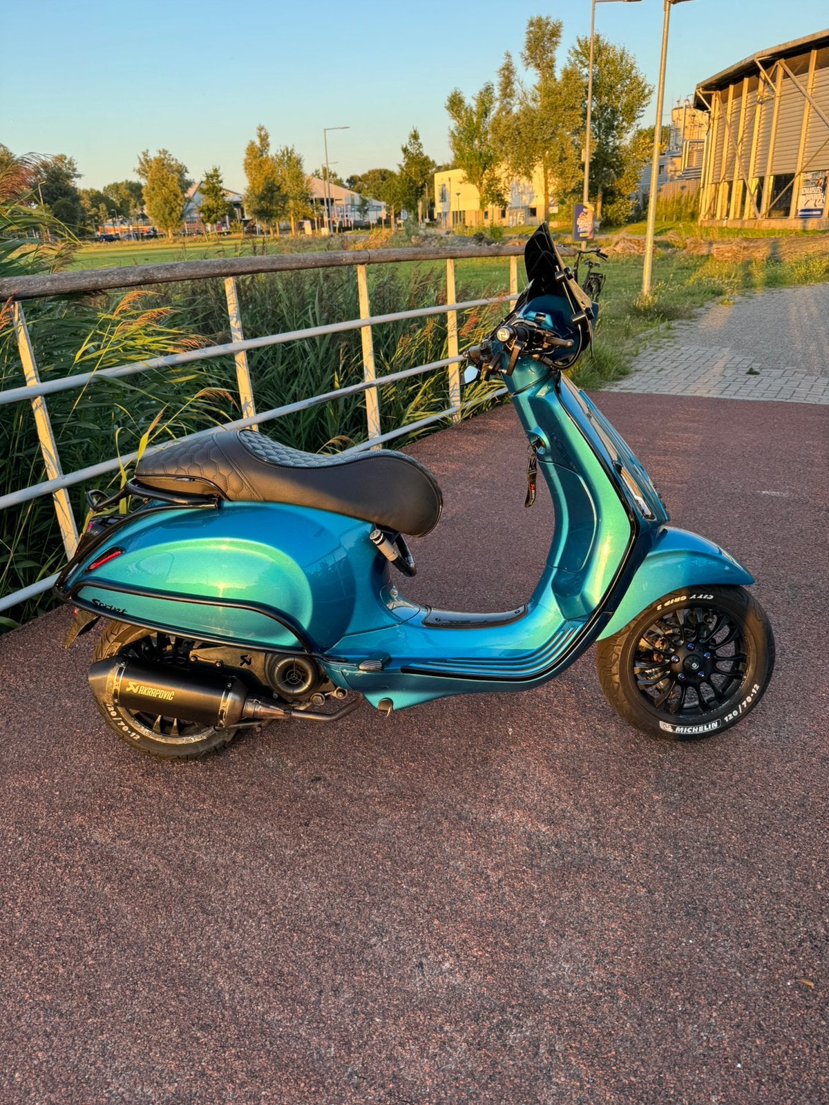 Vespa sprint custom, Fietsen en Brommers, Scooters | Vespa, Ophalen, Gebruikt, Overige modellen, Maximaal 45 km/u