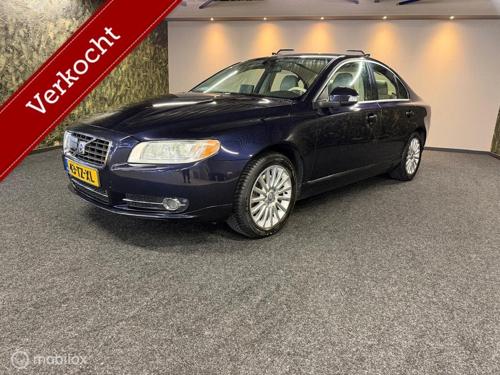 Volvo S80 3.2 AWD Summum-Automaat-Cmera-Leer-Xenon-3.2 AWD, Automaat, 238 pk, Beige, Blauw
