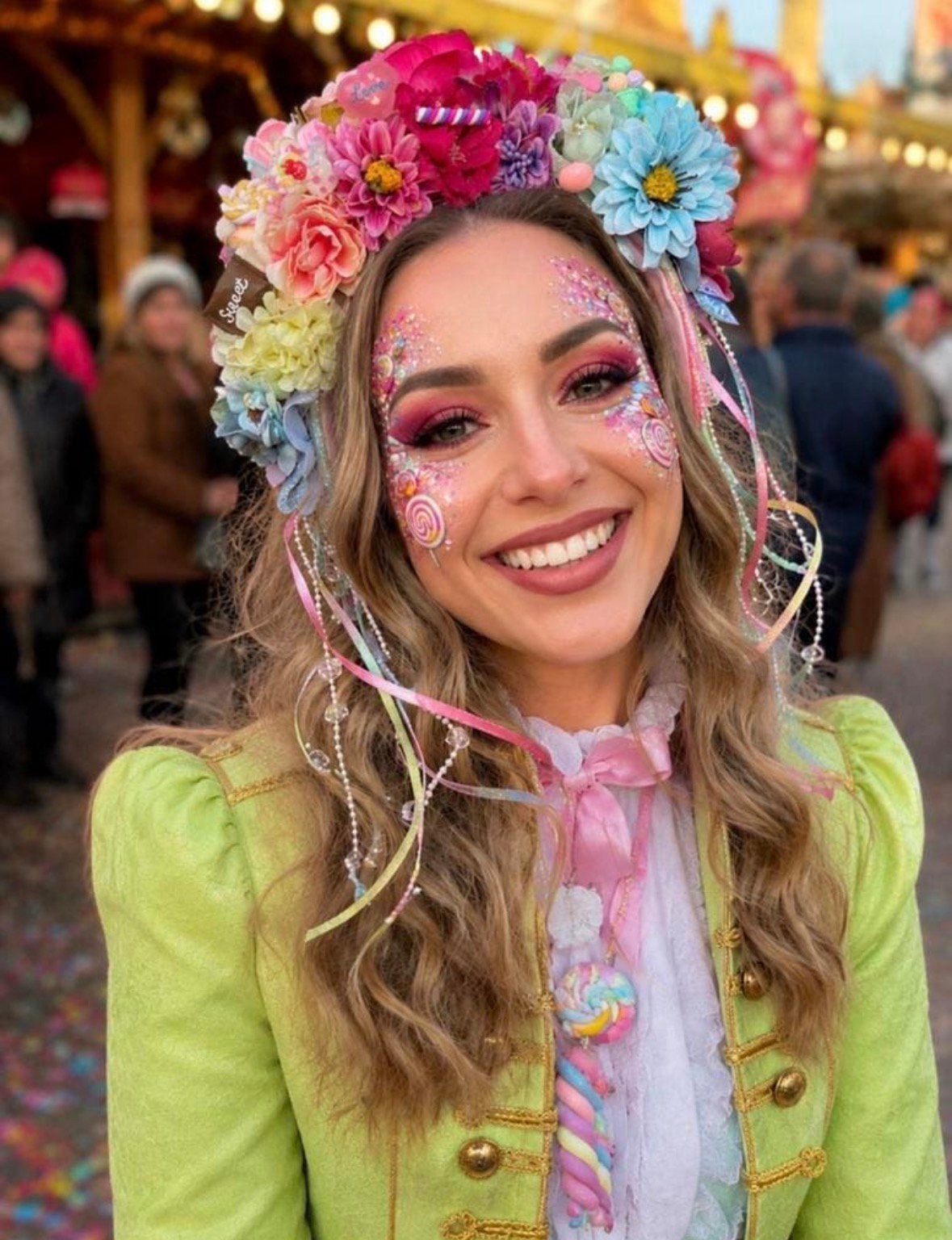 Bloemfetti bloementooi ‘zoetekauw’, Ophalen of Verzenden, Nieuw, Carnaval