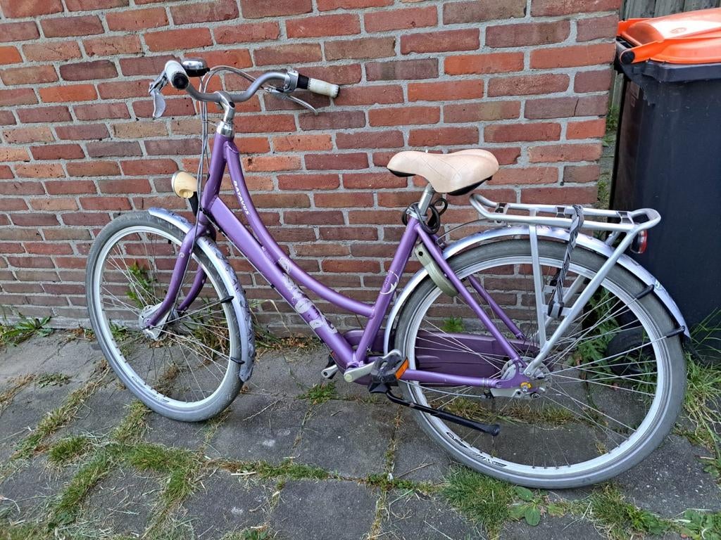 Dames/meisjes fiets - Batavus Diva paars, 56 cm of meer, Ophalen, Gebruikt