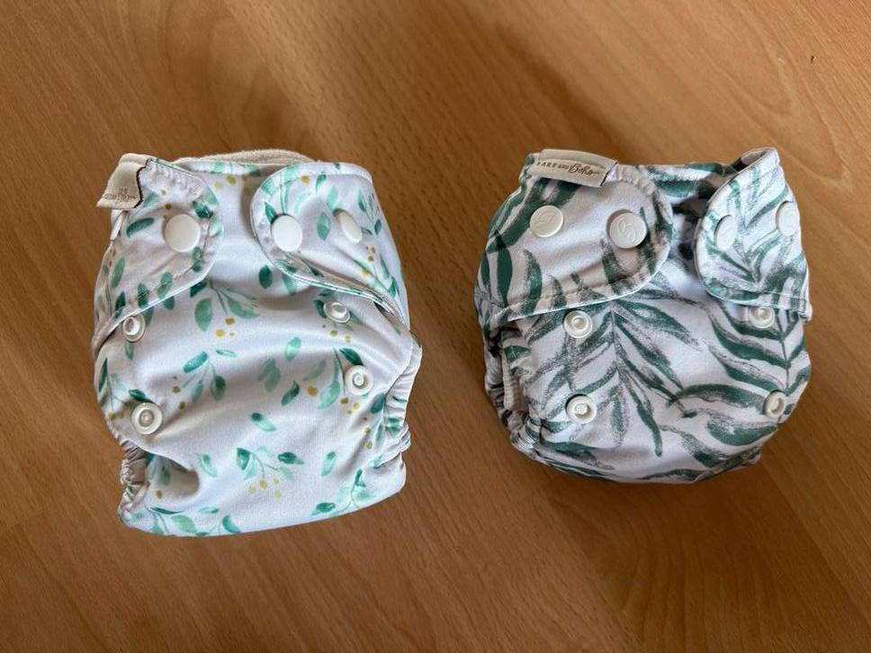 2x newborn Bare and Boho SIO luiers (2-6kg), Ophalen of Verzenden, Zo goed als nieuw, Jongetje of Meisje