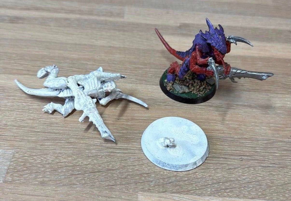 Warhammer 2x Tyranids Warriors, Ophalen of Verzenden, Zo goed als nieuw, Warhammer