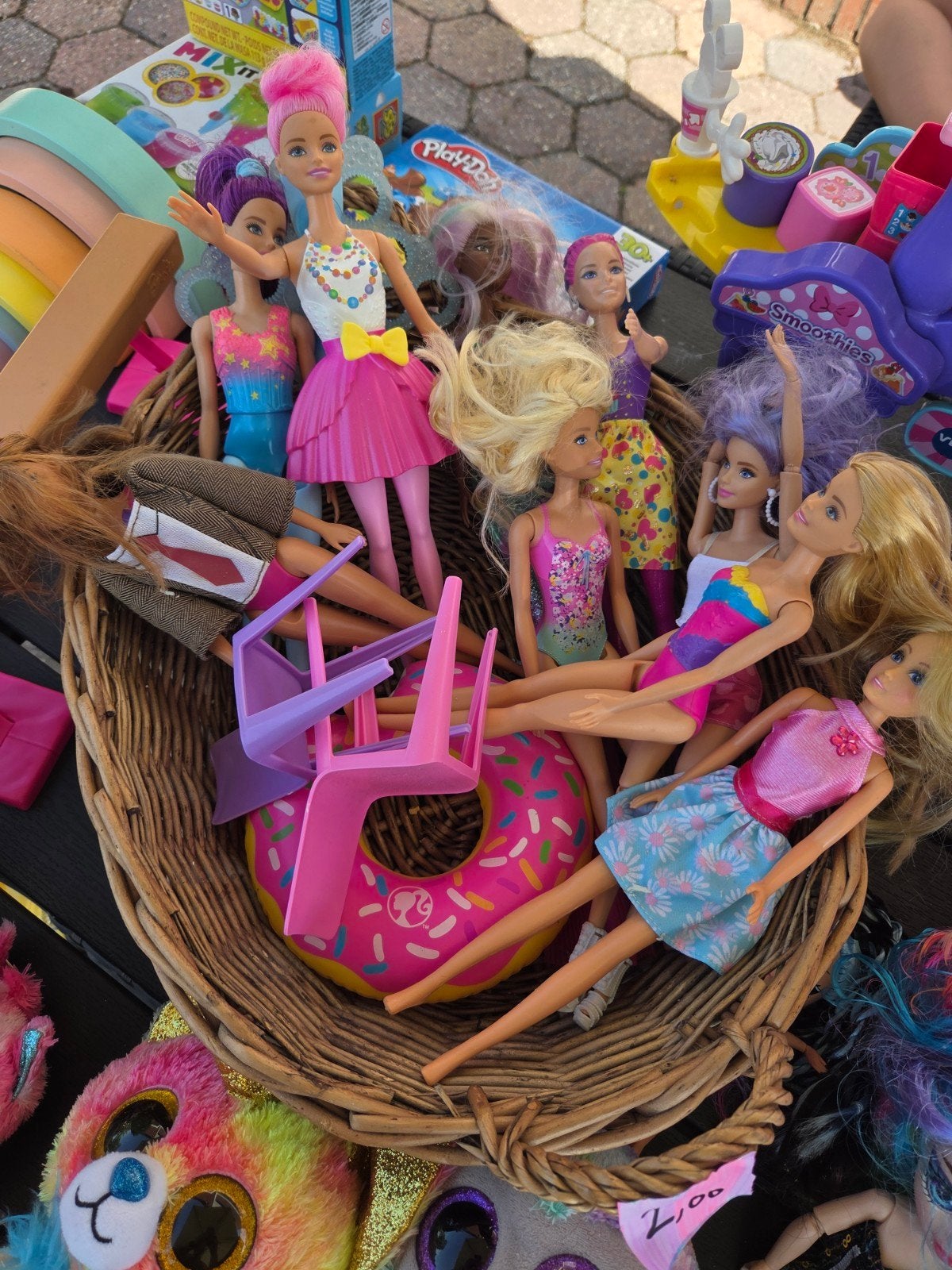 Grote Barbie set: Huis, auto en diverse poppen, Ophalen of Verzenden, Gebruikt, Barbie