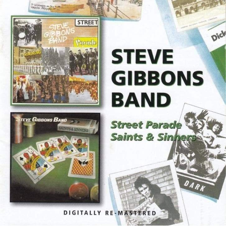 2CD: Steve Gibbons Band – Street Parade + Saints & Sinners, Ophalen of Verzenden, Zo goed als nieuw, Poprock