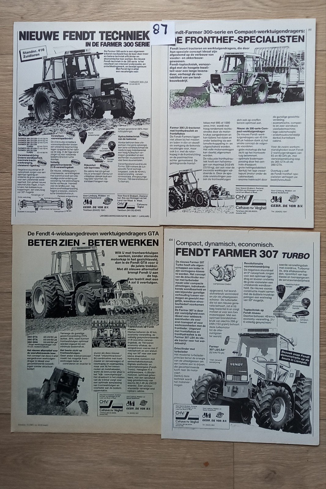 AF 87 : Fendt advertenties., Verzamelen, Ophalen of Verzenden, 1920 tot 1940, Tijdschrift
