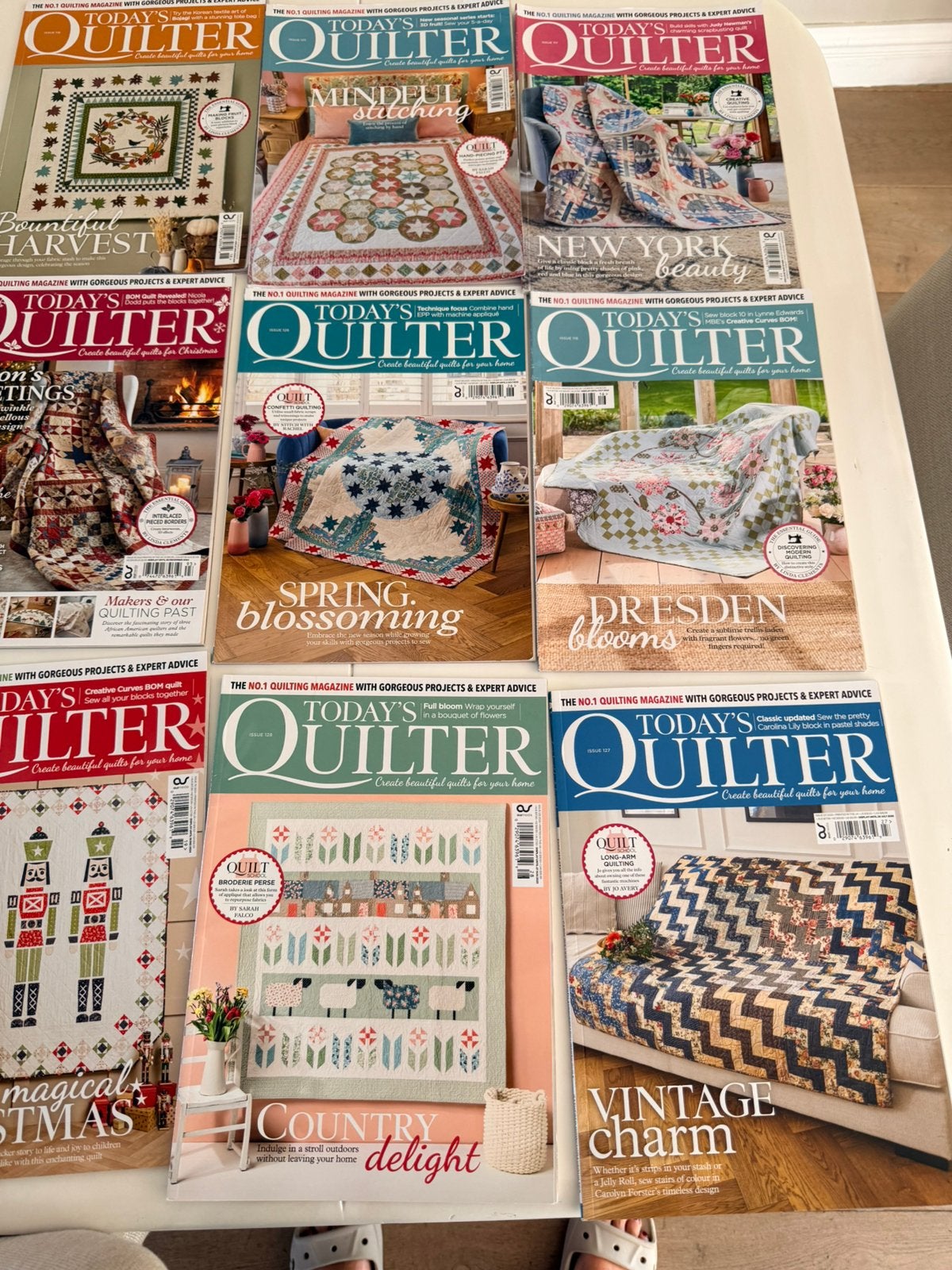 Today’s Quilter Quilt bladen uit Engeland 10 stks, Ophalen, Zo goed als nieuw