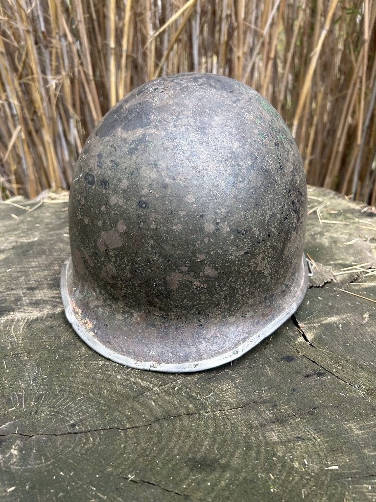 Amerikaanse helm WO2, Verzamelen, Ophalen of Verzenden, Amerika, Helm of Baret