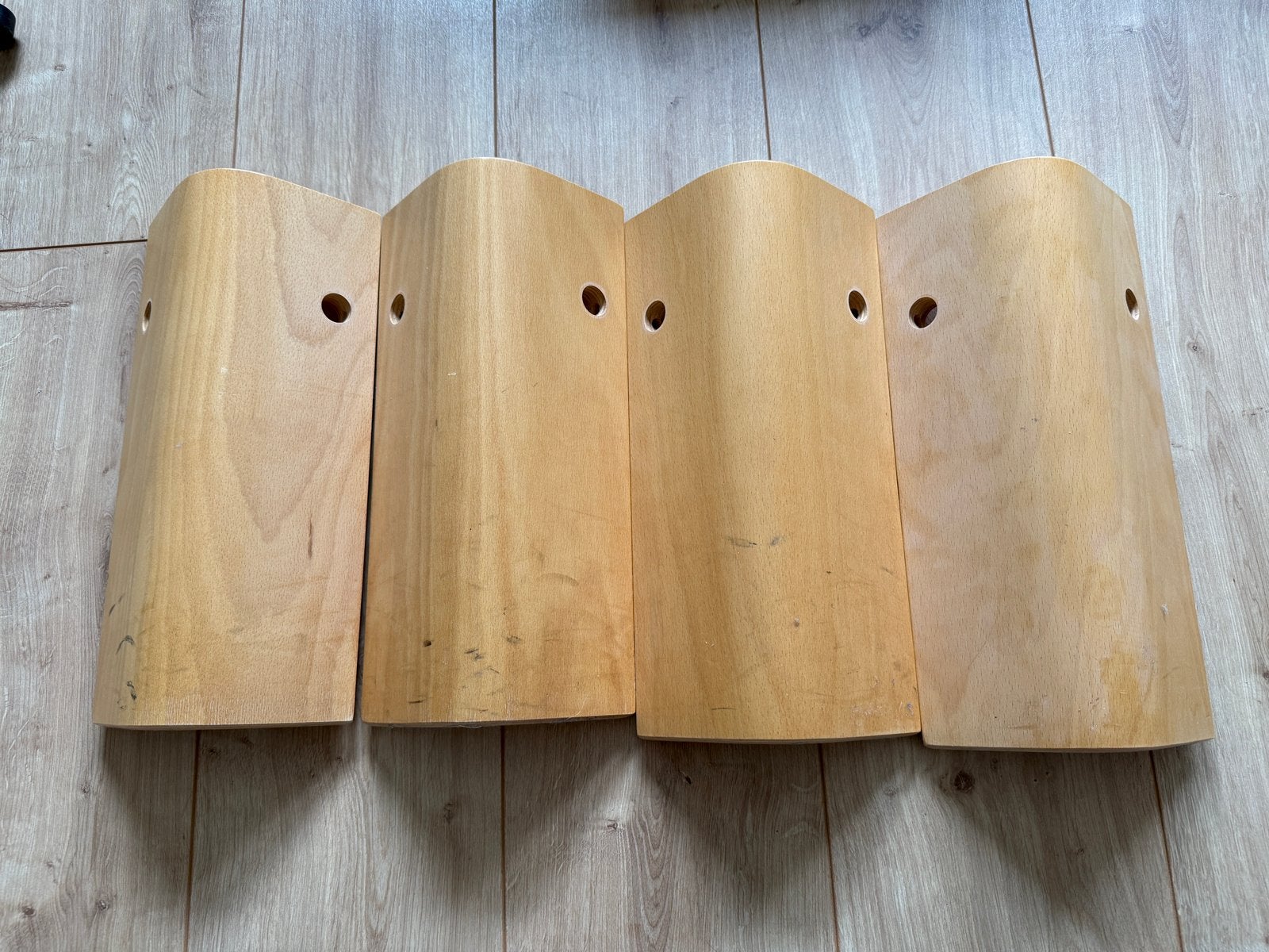 Auping Auronde 4 poten Beuken 34,5 cm, middenbalk, zijtafel, Huis en Inrichting, Slaapkamer | Bedden, Ophalen, Gebruikt, Overige kleuren