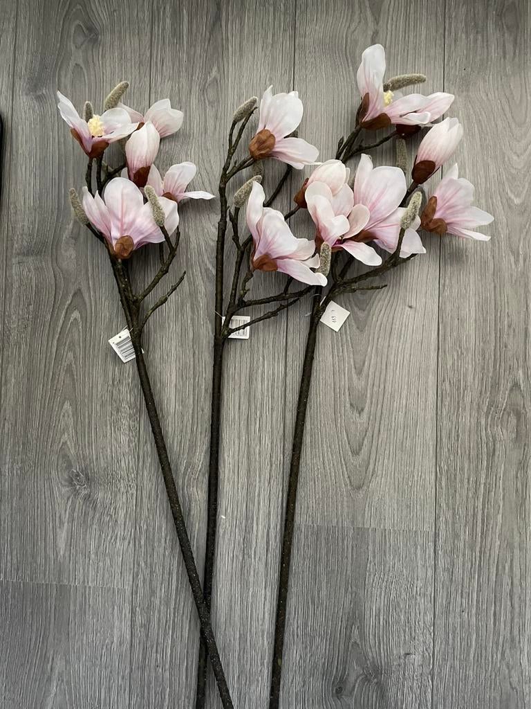 Magnoliatakken zijde als nieuw Ikea 3 stuks, Ophalen of Verzenden, Zo goed als nieuw