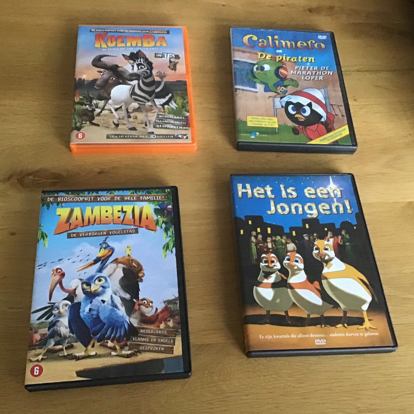 DVD films voor peuter/ kleuter calimero, Het is een jongen, Alle leeftijden, Ophalen of Verzenden, Zo goed als nieuw