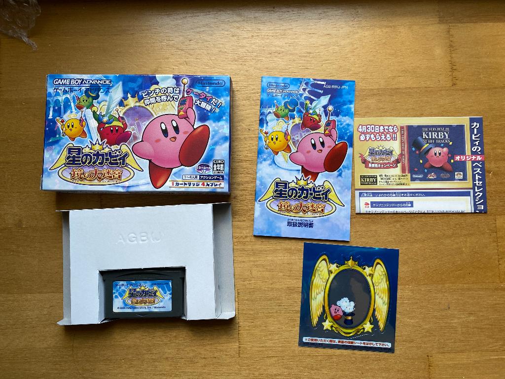 Kirby & The Amazing Mirror GBA  japan, Avontuur en Actie, 1 speler, Ophalen of Verzenden, Zo goed als nieuw