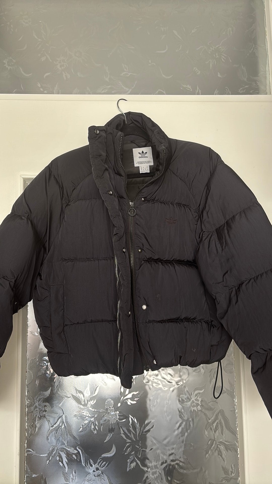 Adidas puffer, Ophalen of Verzenden, Zo goed als nieuw, Maat 34 (XS) of kleiner, Zwart
