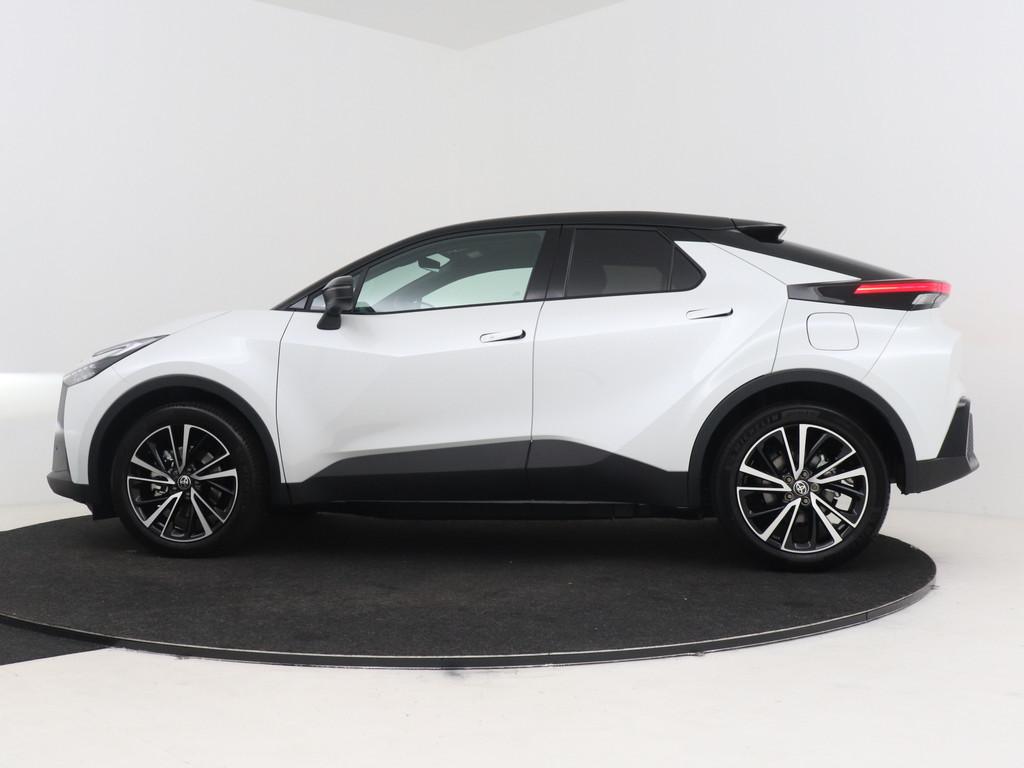 Toyota C-HR 2.0 Plug-in Hybrid 220 Executive Inruilpremie, Auto's, 12 maanden, Zwart, 4 cilinders, Leder en Stof