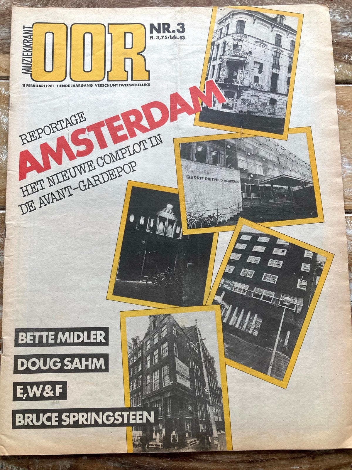 Muziekkrant OOR 1981 BRUCE SPRINGSTEEN Powerplay DOUGH SAHM, Boeken, Ophalen of Verzenden, Muziek, Film of Tv