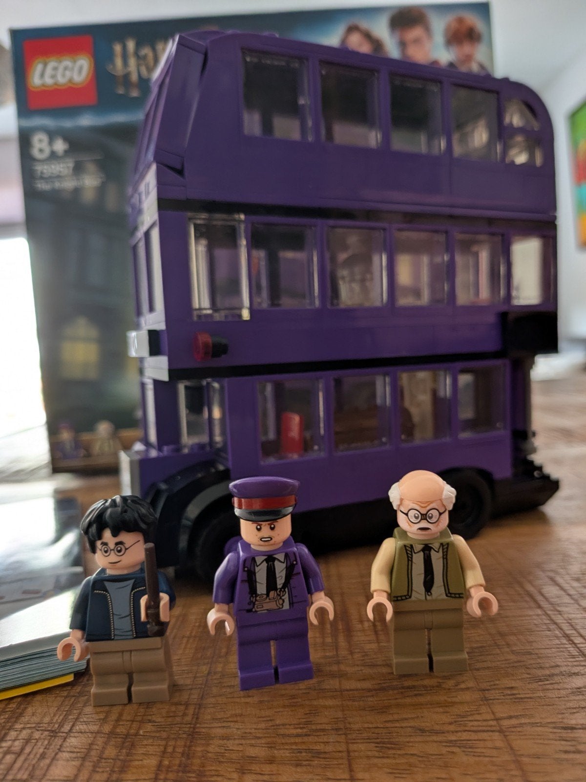 LEGO Harry Potter De Collectebus 75957 compleet, Ophalen of Verzenden, Zo goed als nieuw, Actiefiguurtje