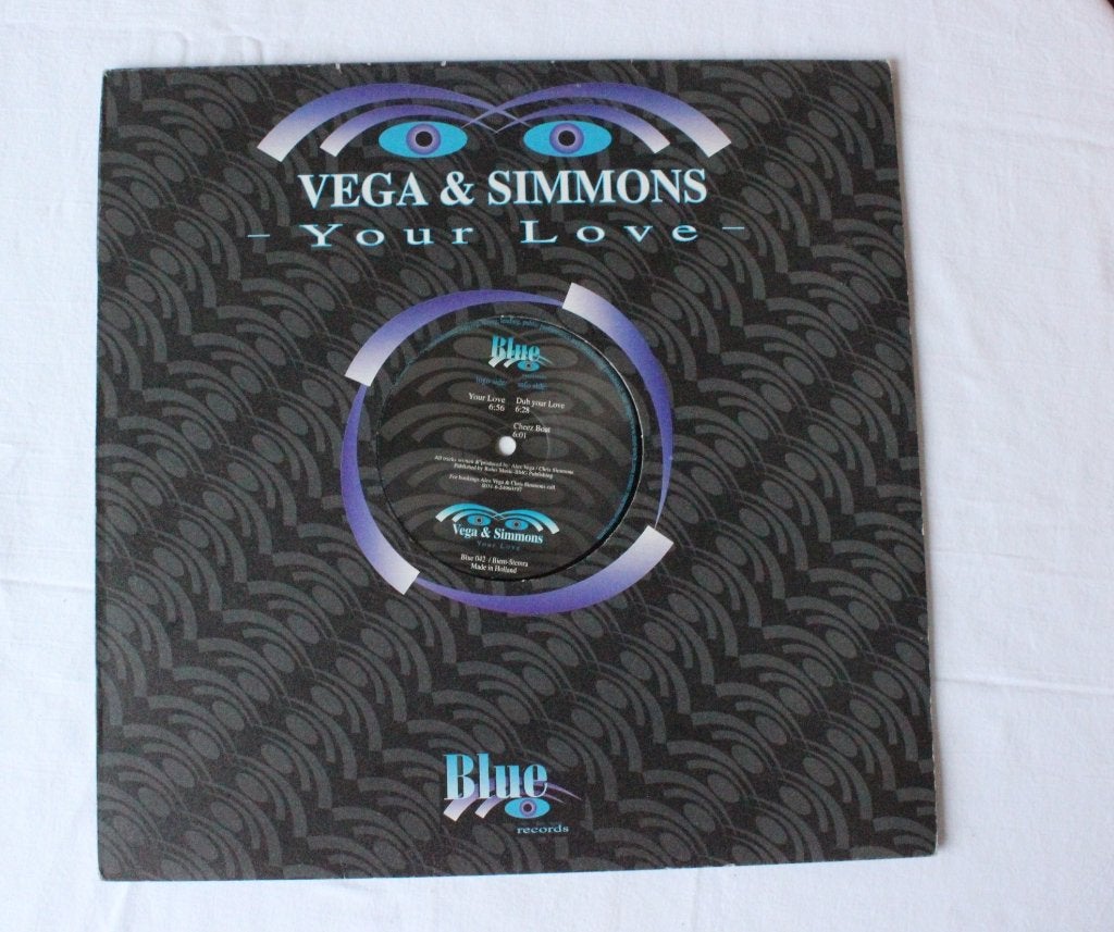 vega & simmons - your love / dub your love  cheez boat, Ophalen of Verzenden, Zo goed als nieuw, 12 inch, Overige genres