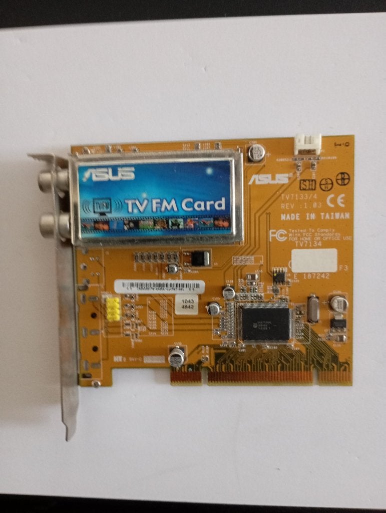Asus TV7134/FM/PAL/ACT TV FM Radio Karte PCI Card, Ophalen of Verzenden, Gebruikt