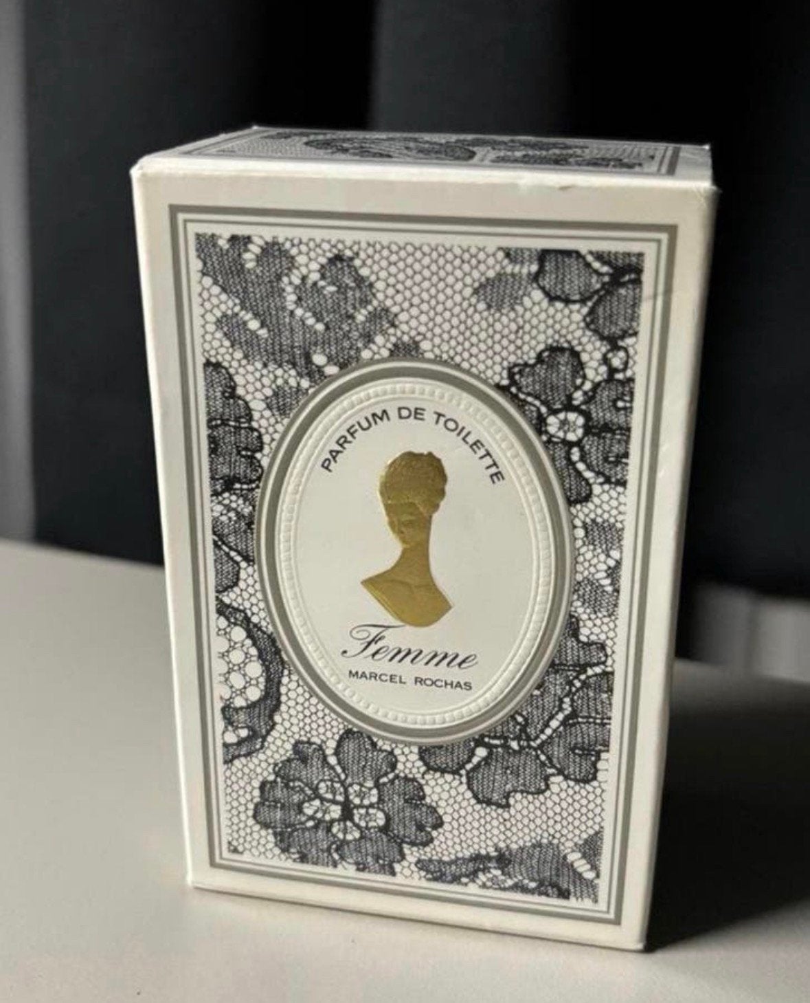Vintage femme de rochas 50ml, Ophalen of Verzenden, Zo goed als nieuw, Miniatuur