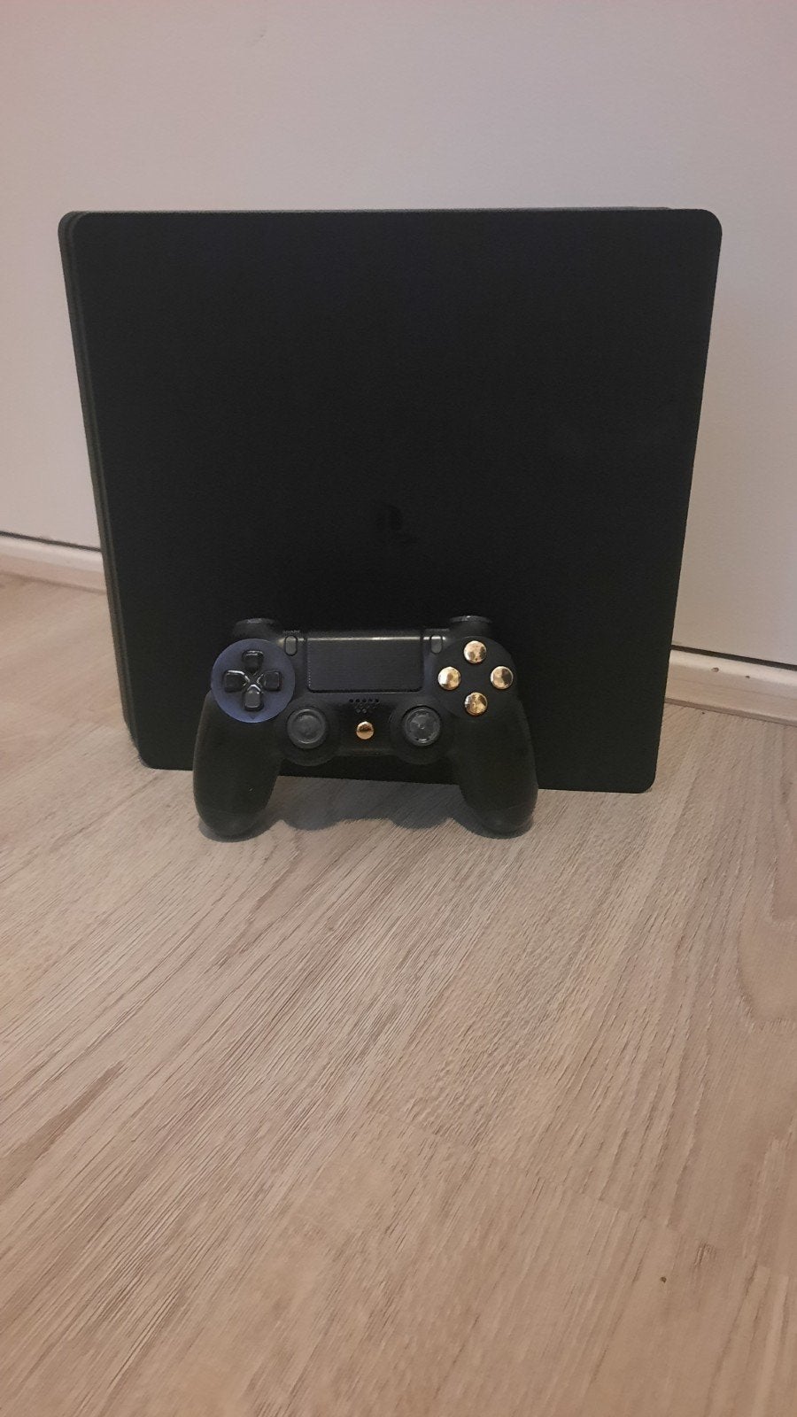 PlayStation 4 Slim 1000 GB met controller en 3 games, Ophalen of Verzenden, 1 TB, Met 1 controller, Slim