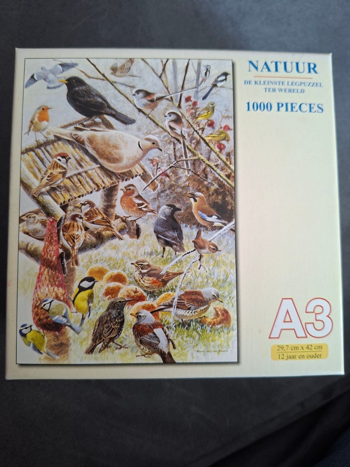 A3 minipuzzel 1000 stukjes Natuur, Ophalen, 500 t/m 1500 stukjes, Zo goed als nieuw, Legpuzzel