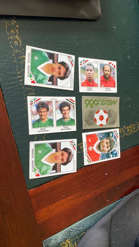 Panini wk 86, Ophalen of Verzenden, Zo goed als nieuw, Buitenlandse clubs, Poster, Plaatje of Sticker